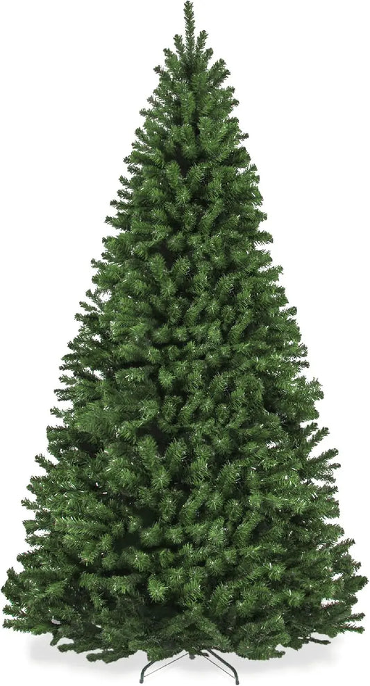 Best Choice Products Artificial Christmas Tree, 6ft,7ft,8ft Premium Unlit Realistic Spruce Holiday Décor w/Dense Branches, Easy Assembly