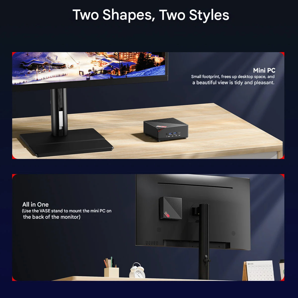 ACEMAGIC AM06Pro Mini PC – Ryzen 7 5825U, 16/32GB RAM, 512GB SSD, Windows 11 Pro, WiFi 6, BT 5.2, 4K Triple Display