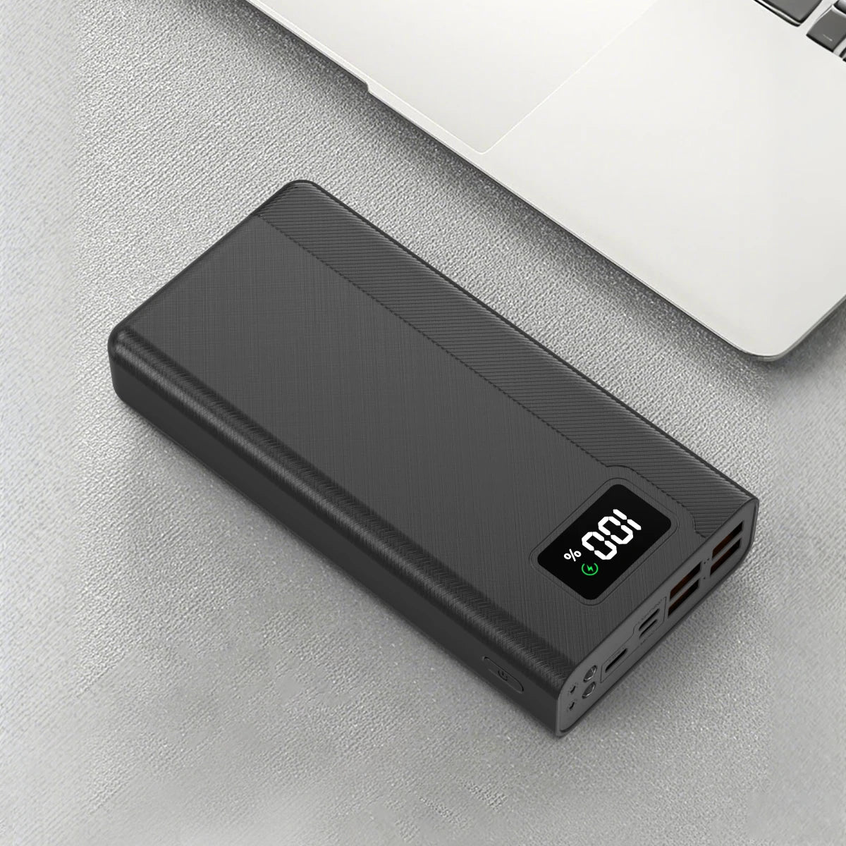 40000mAh Ultra High-Capacity Power Bank – Multi-Device Fast Charging | LED Display | 4 Outputs + 3 Inputs | Portable for Travel, Camping & Emergencies
