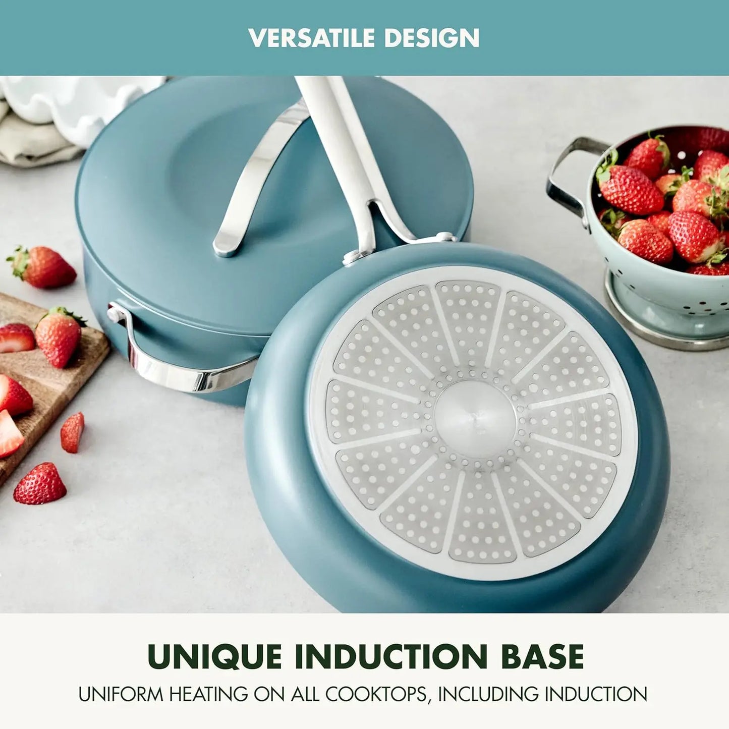 Nova 10-Piece Cookware Set – Diamond-Reinforced Ceramic Nonstick