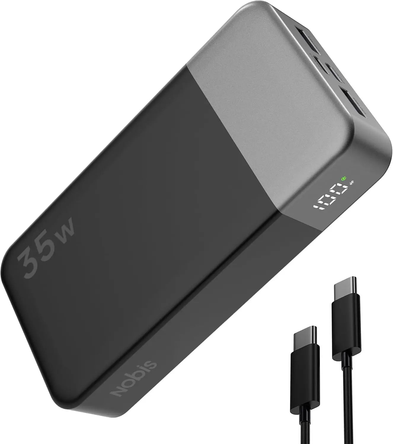 NOBIS 20000mAh Power Bank 35W – Fast Charging Portable Charger