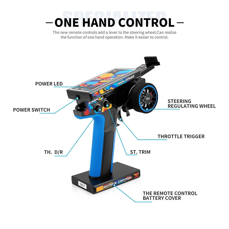 WLtoys 1:12 Scale 4WD Brushless RC Car – 75km/h High-Speed Electric Racing Vehicle for Adults & Teens