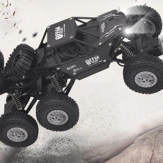 1:12 Scale 6WD RC Off-Road Rock Crawler – 38cm High-Speed Drift & Climbing Truck with 2.4GHz Remote Control