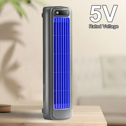 2000mAh Rechargeable Portable Tower Fan