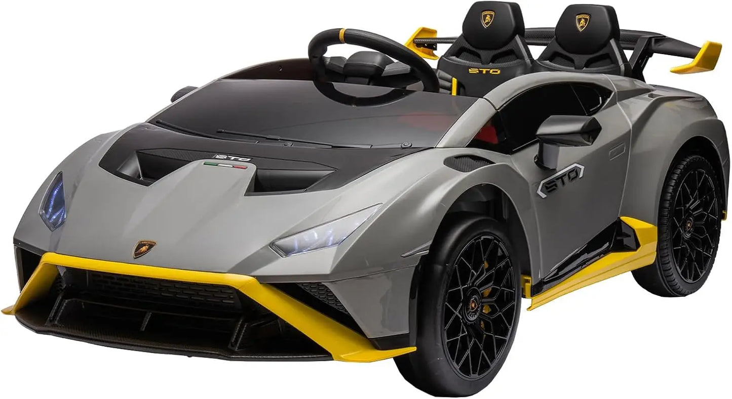 24V Kids Ride on Car Compatible for Lamborghini Electric Car with 4 Wheels Sports Car Toys Remote Control