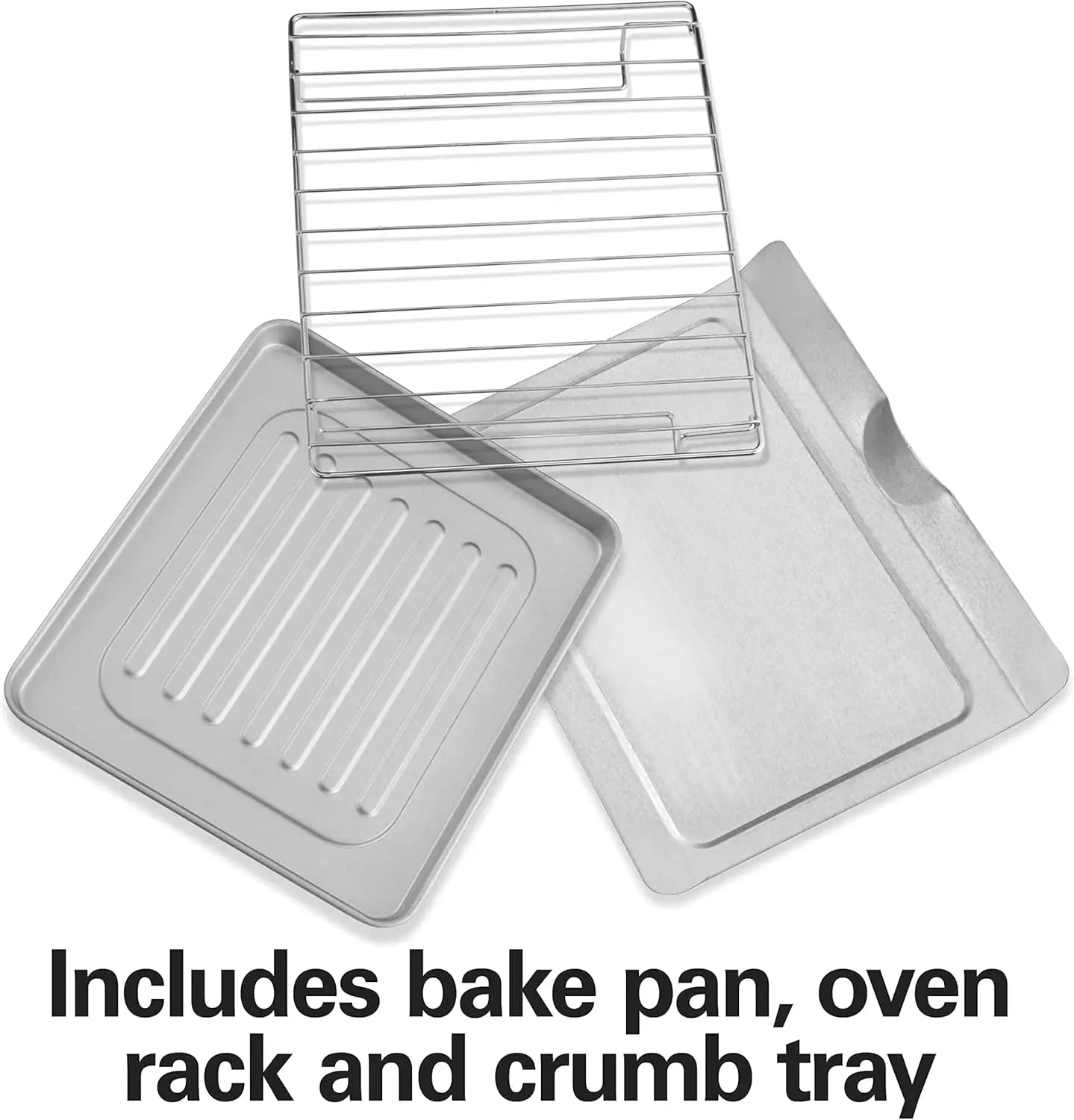 Hamilton Beach Countertop Toaster Oven & Pizza Maker – 4-Slice Capacity, Stainless Steel