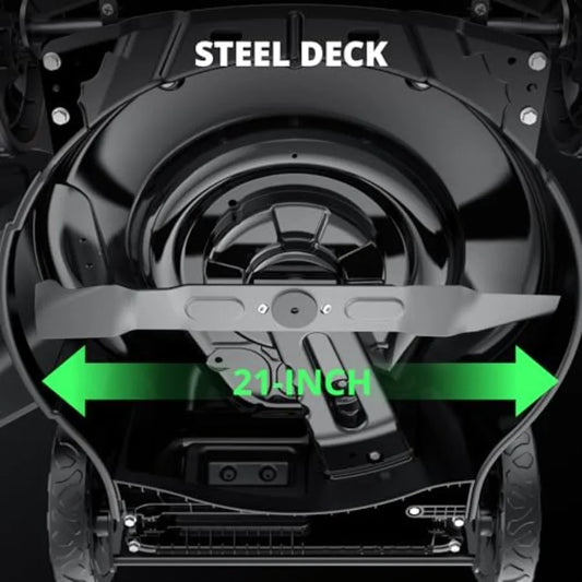 Amerisun 21-Inch Self-Propelled Gas Lawn Mower 170cc OHV 3-in-1 Steel Deck