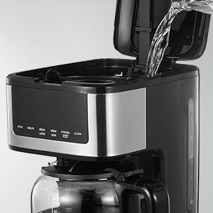 HomeBrew Pro Programmable Drip Coffee Maker - 12 Cup Capacity with Iced Coffee Function & Touchscreen