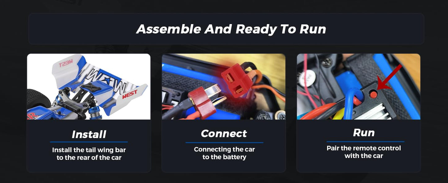 WLtoys 144011 1/14 4WD RC Car – Upgraded Brushless Off-Road Racer with 43+ MPH Speed & Metal Chassis (144001 V2)