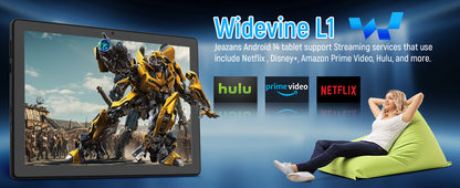 BESTSKI 10.1-Inch Android 14 Tablet – 8GB RAM + 64GB Storage | Octa-Core CPU | Face Unlock | Keyboard & Mouse Bundle