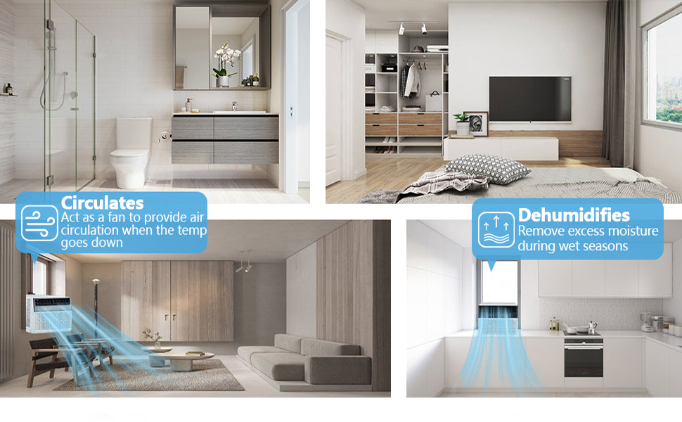 6000 BTU Window Air Conditioner – Quiet, Smart & Efficient Cooling