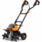 DOVAMAN 18” Electric Garden Tiller – 15A Powerful Soil Cultivator