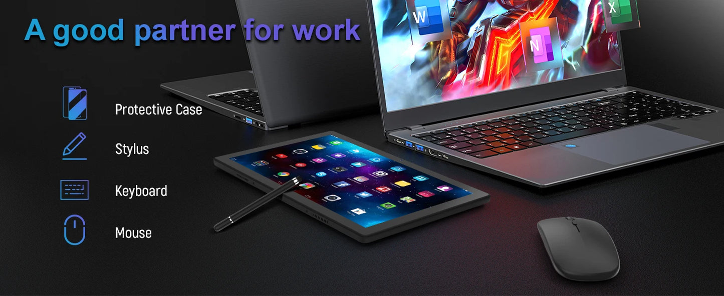 AEEZO A10L 10.1 Inch Android 14 Tablet