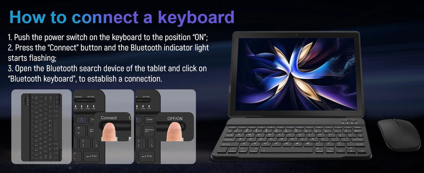 AEEZO A10L 10.1 Inch Android 14 Tablet