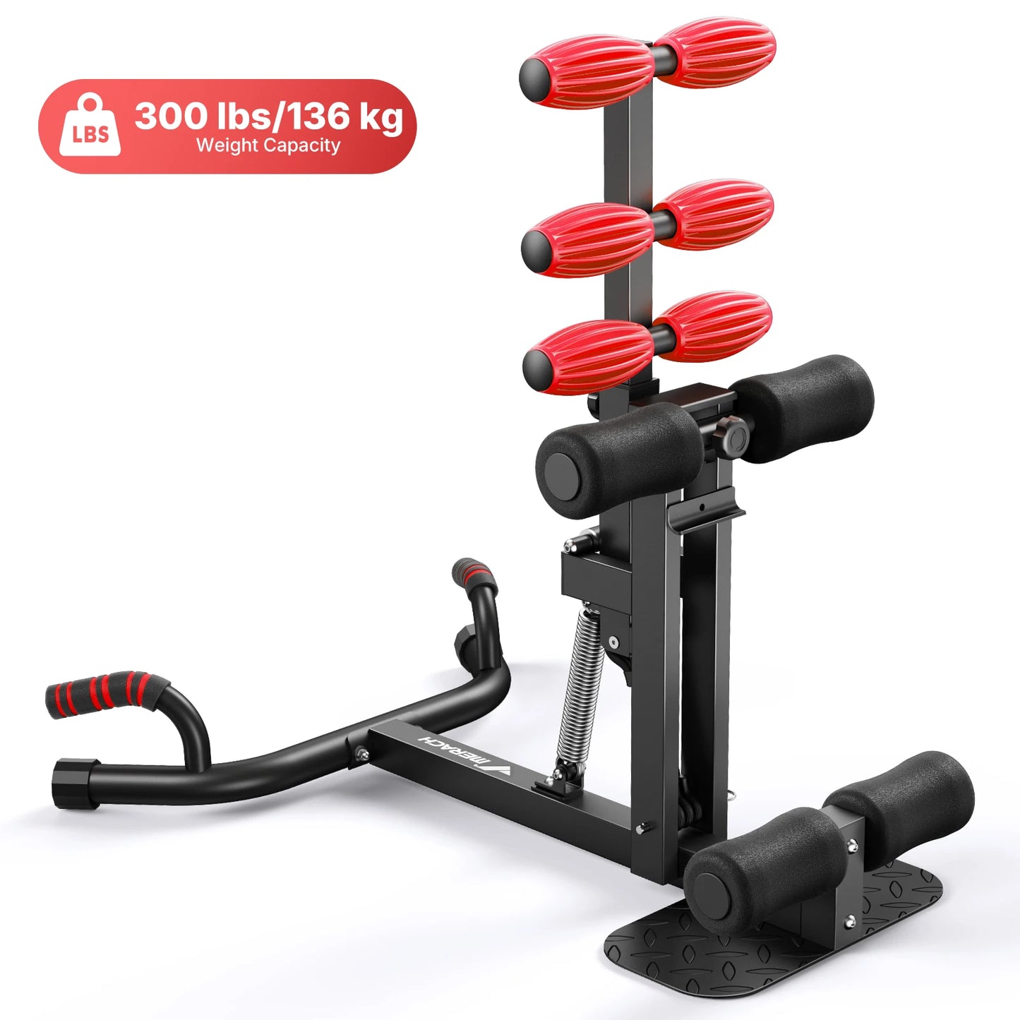 MERACH Multifunctional Adjustable Deep Squat Glutes Trainer Core Leg Push Up Buttocks Workout Machine