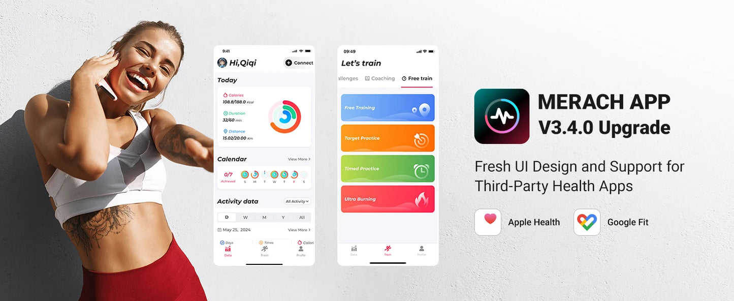 MERACH Exercise Bike Smart Magnetic Stationary Bike Indoor Cycling Adjustable Incline ±6° Grade Level Capacity Home Weight Loss