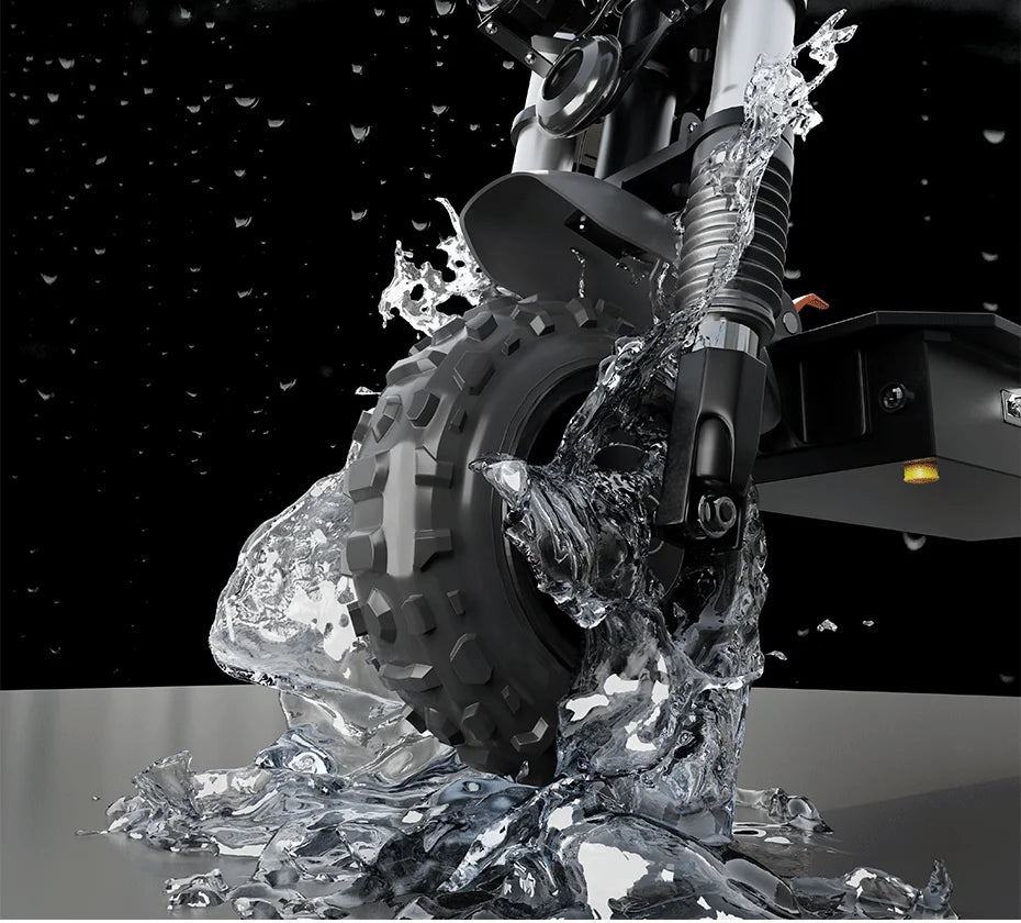 6000W 72V Electric Scooter – High-Speed Off-Road eScooter with Seat, Dual Drive, and LCD Display