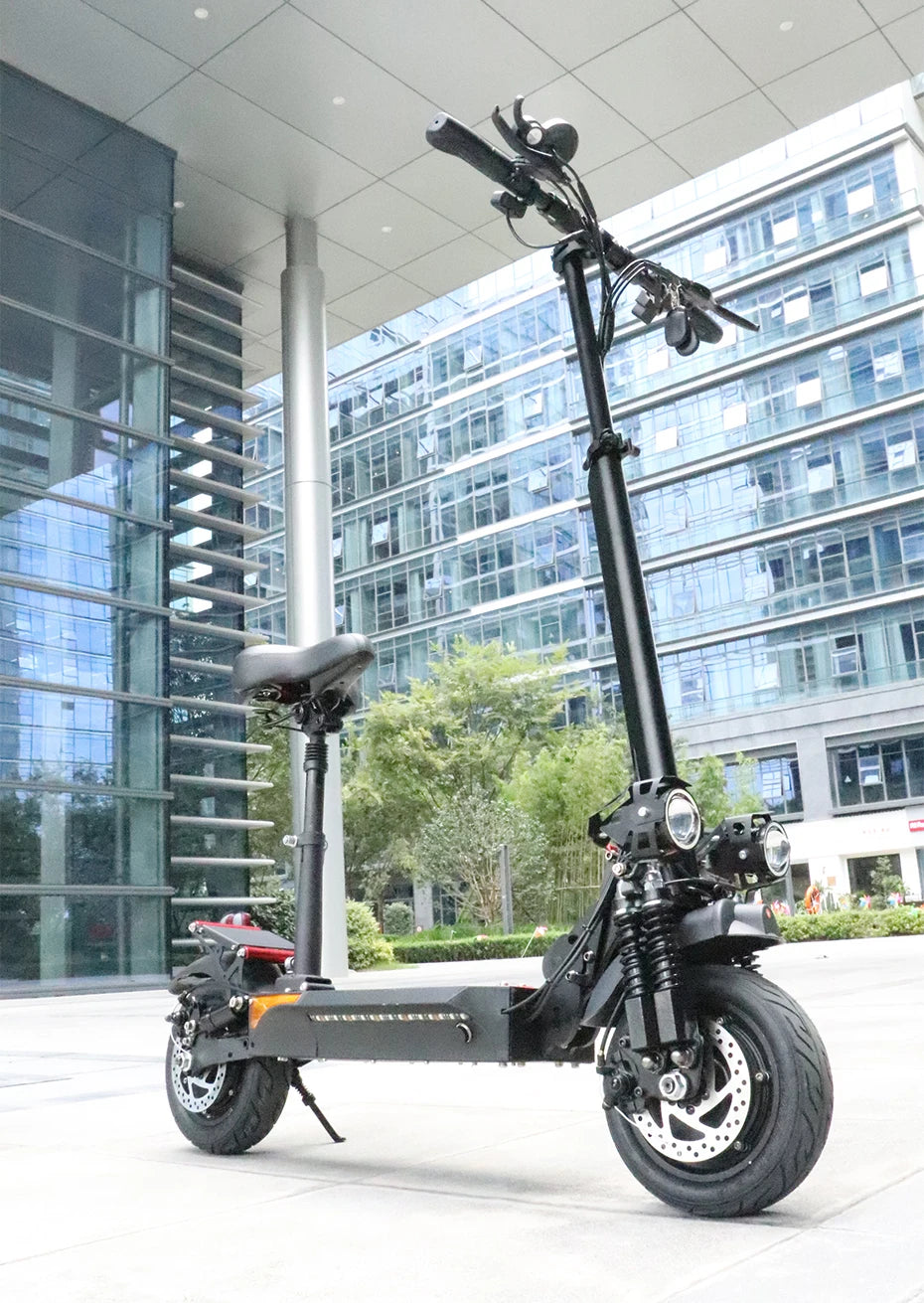 Electric Scooter 2600W Dual Motor – 40 MPH, 48V 20.8Ah Battery, Foldable with Seat, 80KM Range