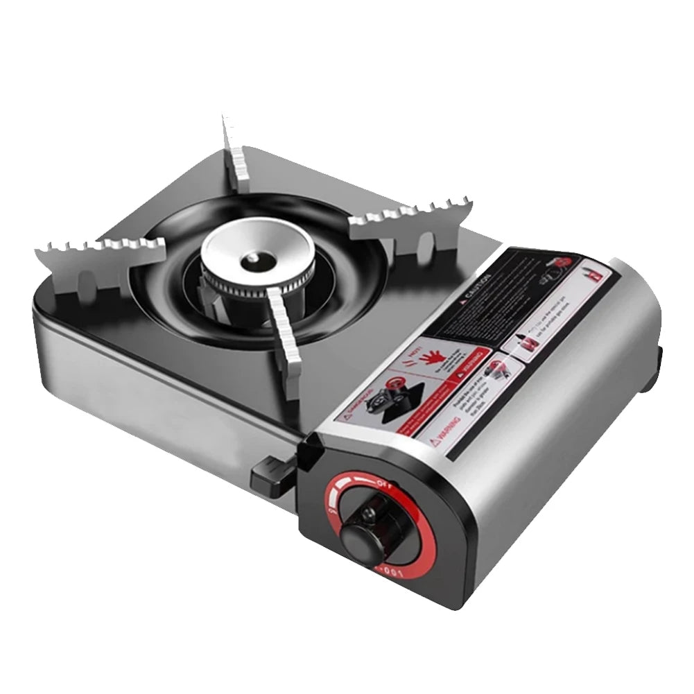 Single-Burner Butane Stove – Portable Adjustable Cassette Stove for Indoor & Outdoor Cooking