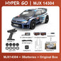 MJX Hyper Go 14304 1:14 Volkswagen Polo R WRC Brushless RC Car – 42KM/H Drift Rally Racer with Gyro, Lights & Metal Chassis
