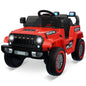 12V Electric Ride-On Truck for Kids – Battery-Powered Vehicle with Remote Control, LED Lights, Music & Spring Suspension