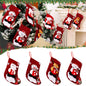 Embroidered Snowman Christmas Stockings – 4 Pack
