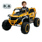 12V 2-Seater Ride-On UTV for Kids – Electric Truck with Remote Control, Flashlights, Suspension & Music