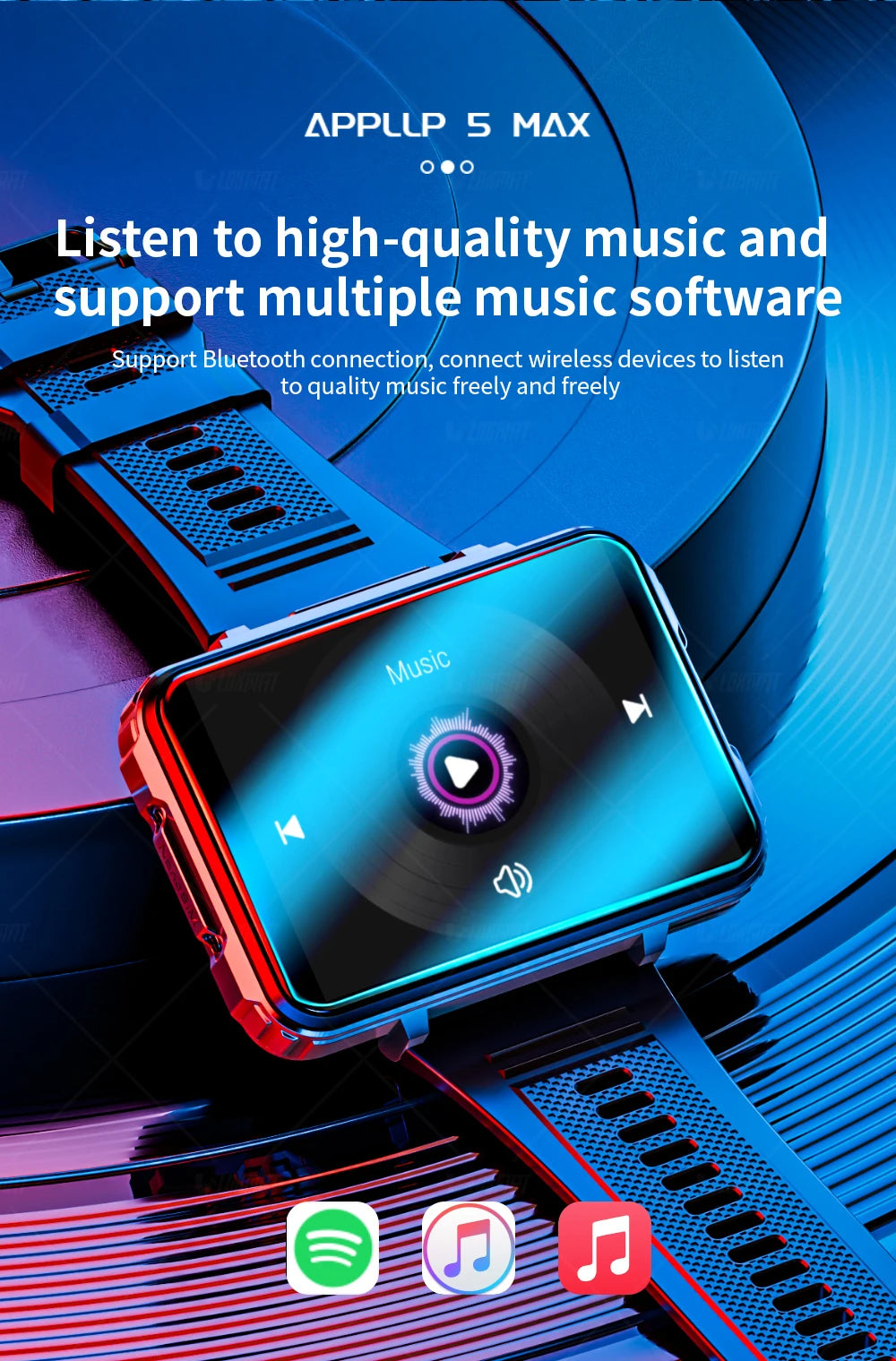 LOKMAT APPLLP 5 MAX Smart Android Watch Phone