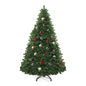 6ft /7.5ft /9ft Artificial Pine Christmas Tree Metal Hinges and Foldable Base