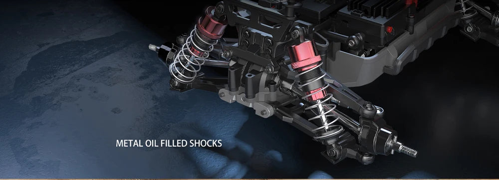 MJX Hyper Go 16207 1/16 RC Car – 70KM/H Brushless Off-Road 4WD Truck with 3S Battery & Metal Chassis