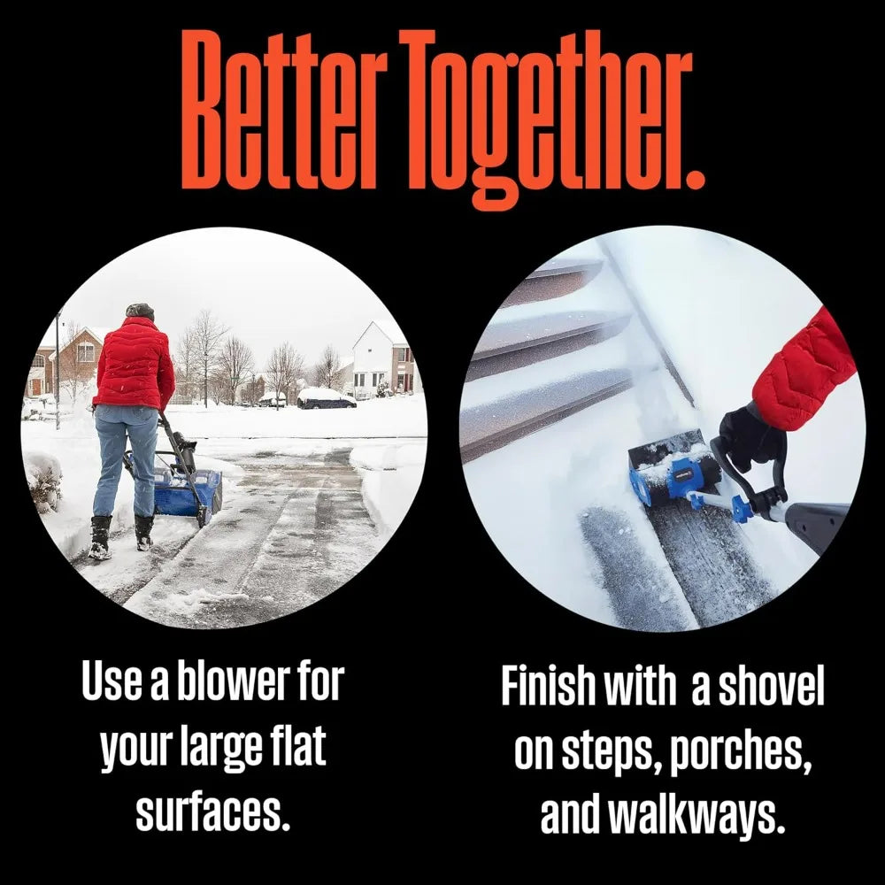 WSnow23 23-Inch Electric Snow Thrower – 1800W Motor, Dual LED Lights, 25-Ft Throw, 120V Corded Snow Blower for Driveways & Walkways