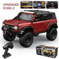 1/10 HB RC Crawler 4WD RTR Rock Off-Road Vehicle – Metal Gears, LED Lights, 2-Speed, Remote Control Truck for Adults