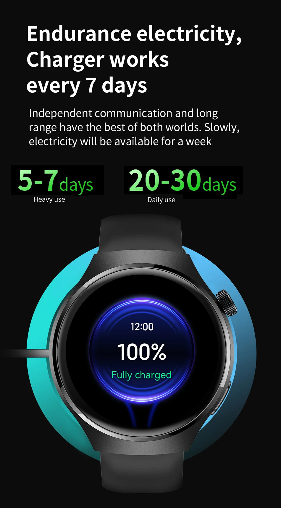 LIGE NFC Smart Watch – HD Display, Bluetooth Call, Fitness & Health Tracker, IP68 Waterproof