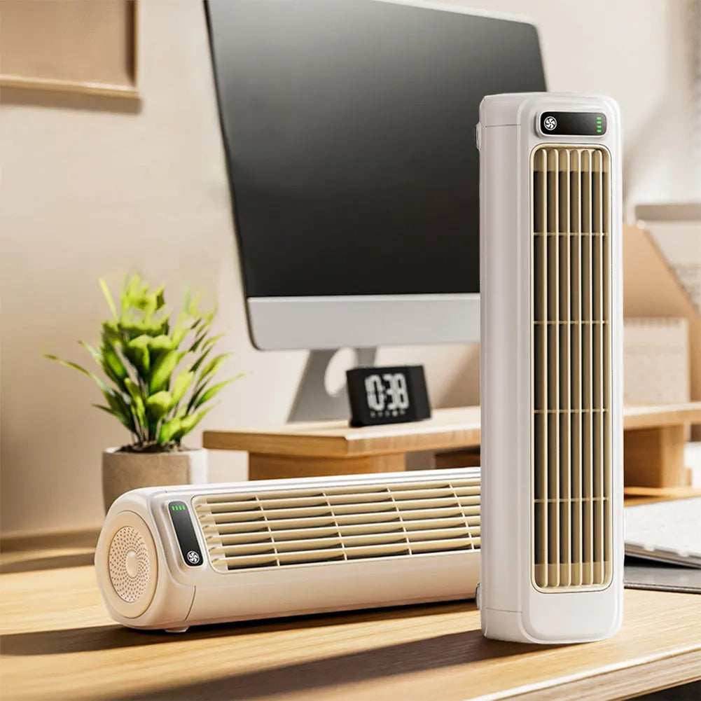 2000mAh Rechargeable Portable Tower Fan