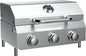 Portable Propane Gas Grill with 3 Burners, 30,000 BTU, Durable Thick Grates and Stainless Steel Controls
