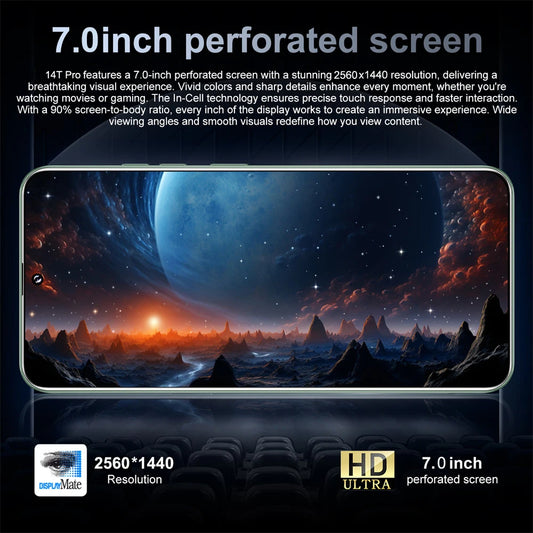 14T Pro 7.0" 5G Smartphone with 48MP Rear Camera, 16MP Front Camera & 6800mAh Battery