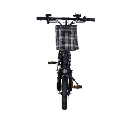 GleeRide A9 Folding Electric Bike – 500W Motor, 48V 15Ah Battery, Dual Seat, 20MPH, 80KM Range, 14" Tires