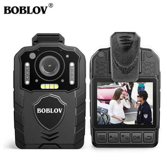 BOBLOV KJ25 128GB Body Camera – 1080P HD Recording with Night Vision & 13-Hour Battery Life