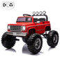 24V Off-Road Electric Ride-On Truck for Kids – Dual Motors – Big Wheels – MP3, Remote Control, LED Lights – Black