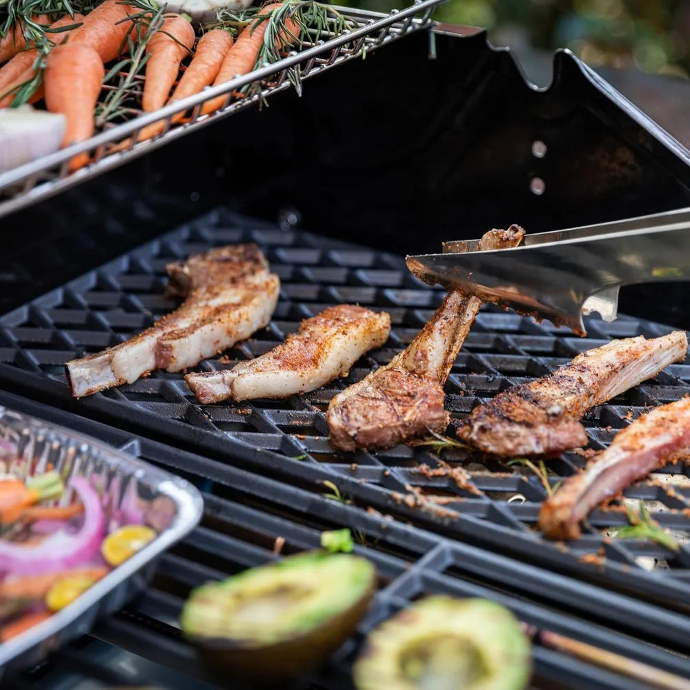 GA5404H 5-Burner Propane Gas Grill with Side Burner & Warming Rack – 64,000 BTU Outdoor BBQ Grill