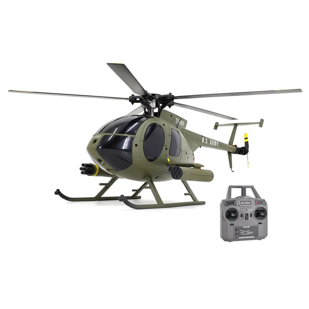 RC ERA C189 MD500 2.4G 6CH Flybarless Brushless RC Helicopter with Altitude Hold – 1:28 Scale