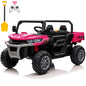 24V 2-Seater Ride-On Dump Truck with 800W Motors, Remote Control & Electric Bed – Off-Road UTV for Kids