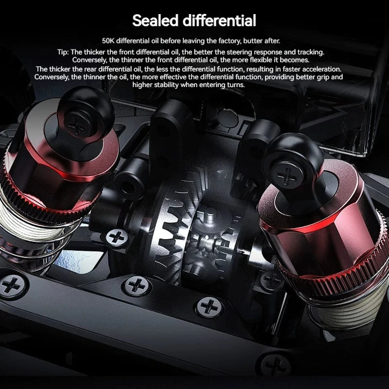 MJX Hyper Go 14304 1:14 Volkswagen Polo R WRC Brushless RC Car – 42KM/H Drift Rally Racer with Gyro, Lights & Metal Chassis