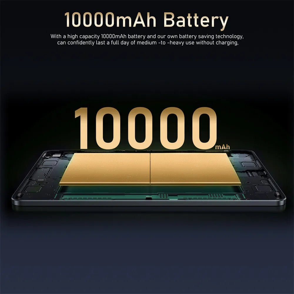 16 Pro 10.1-Inch Android 12 Tablet – Snapdragon 870 | 16GB RAM + 1TB Storage | Dual SIM + 5G WiFi | 2560×1600 Full HD Display | 10000mAh Battery