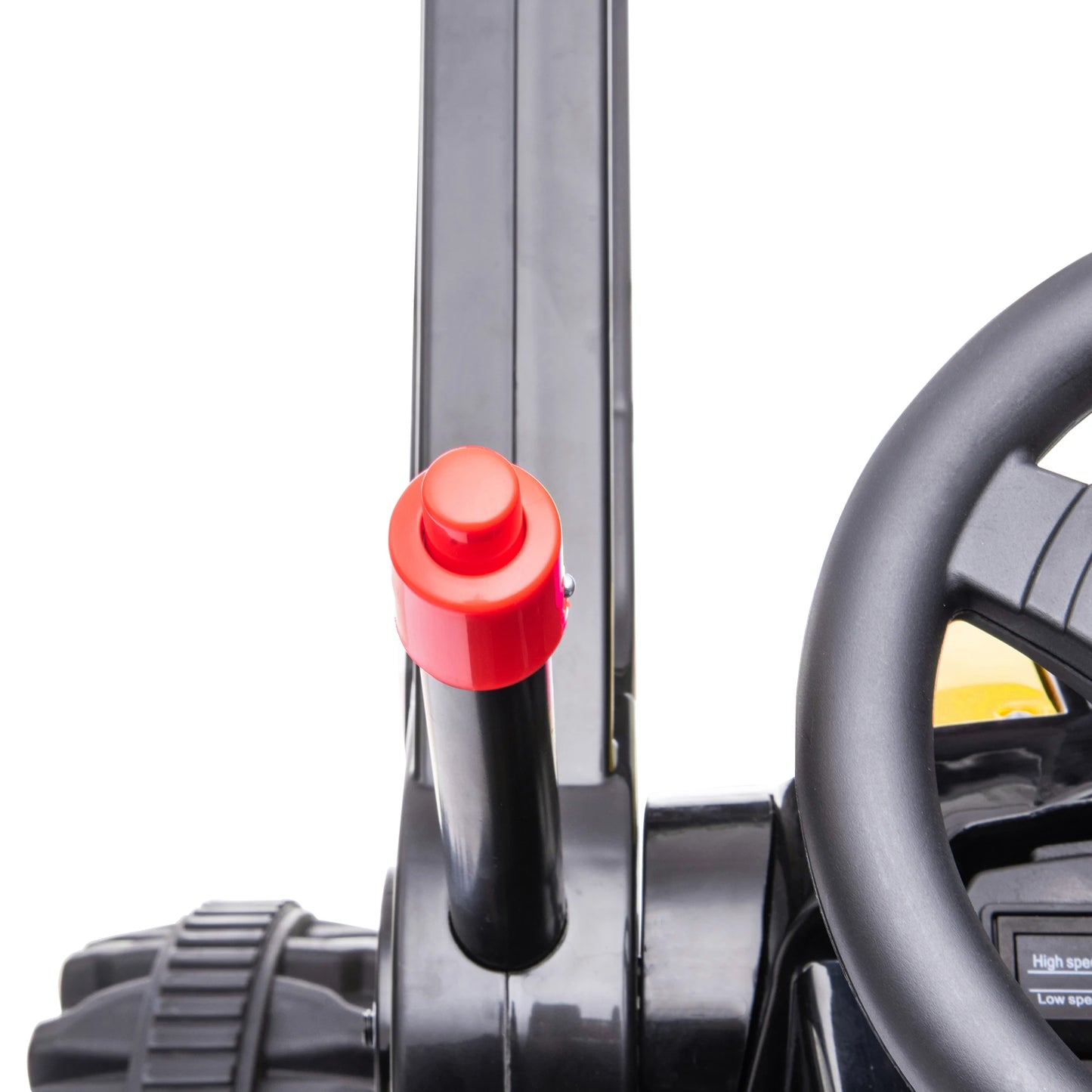 Electric Kids' Ride-On Construction Excavator – Yellow Tractor Toy with Shovel, Sounds & Lights – Rechargeable Battery-Powered Truck for Ages 3-5