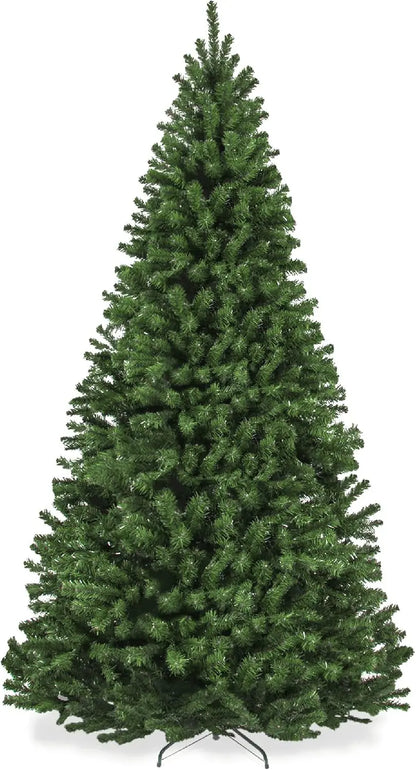 Best Choice Products Artificial Christmas Tree, 6ft,7ft,8ft Premium Unlit Realistic Spruce Holiday Décor w/Dense Branches, Easy Assembly