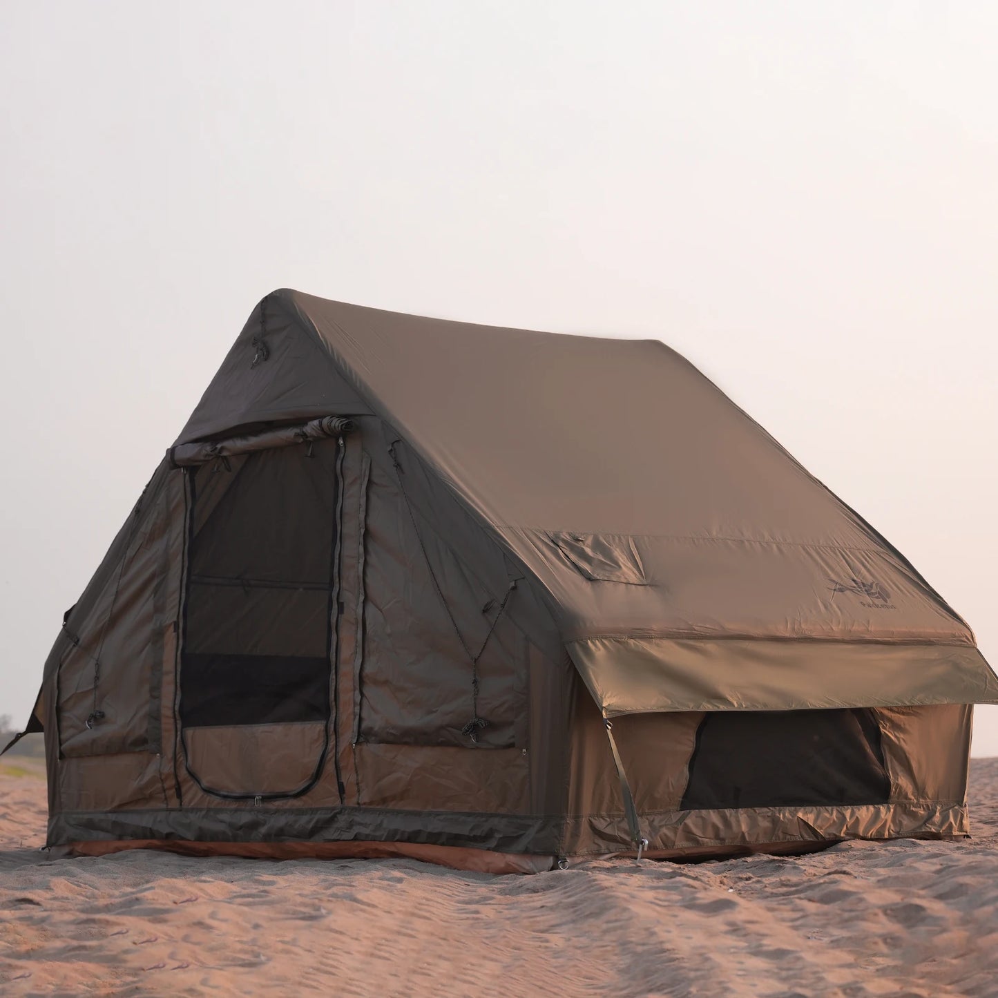Inflatable Glamping Tent Luxury Air Tent for Camping with Stove Jack (4–8 Person)