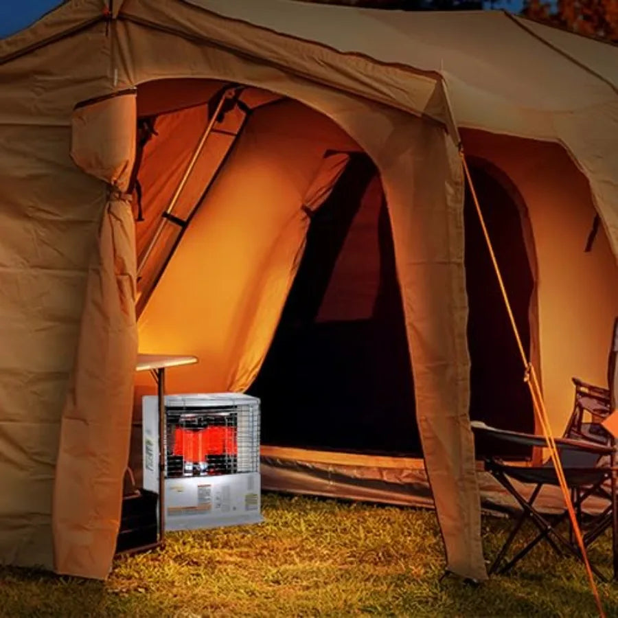 Sengoku Indoor Outdoor Kerosene Heater 10 000 BTU Portable Cordless Space Heating Machine for Home Garage Basement and Camping