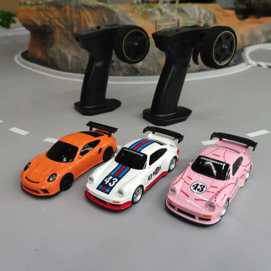 1/43 Scale 4WD Mini RC Drift Car – Full Proportional Steering & Throttle, High-Speed Remote Control Drifting Car – RTR Package