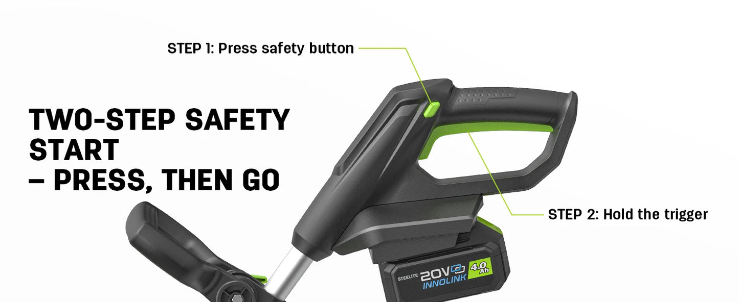 Deli 21V Cordless Snow Shovel with 4.0Ah Battery – 12" Clearing Width, 20FT Throw Distance, 60° Adjustable Chute & Lightweight Design